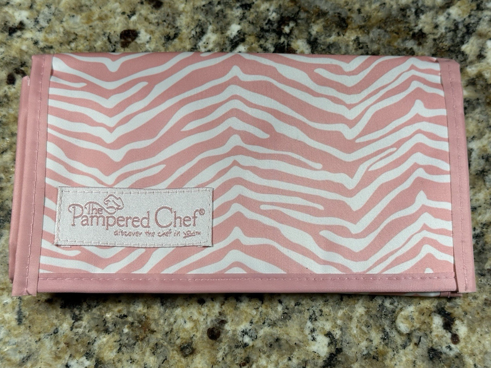Pampered Chef Pink Zebra Coupon Holders Tabbed Dividers Organizer NEW