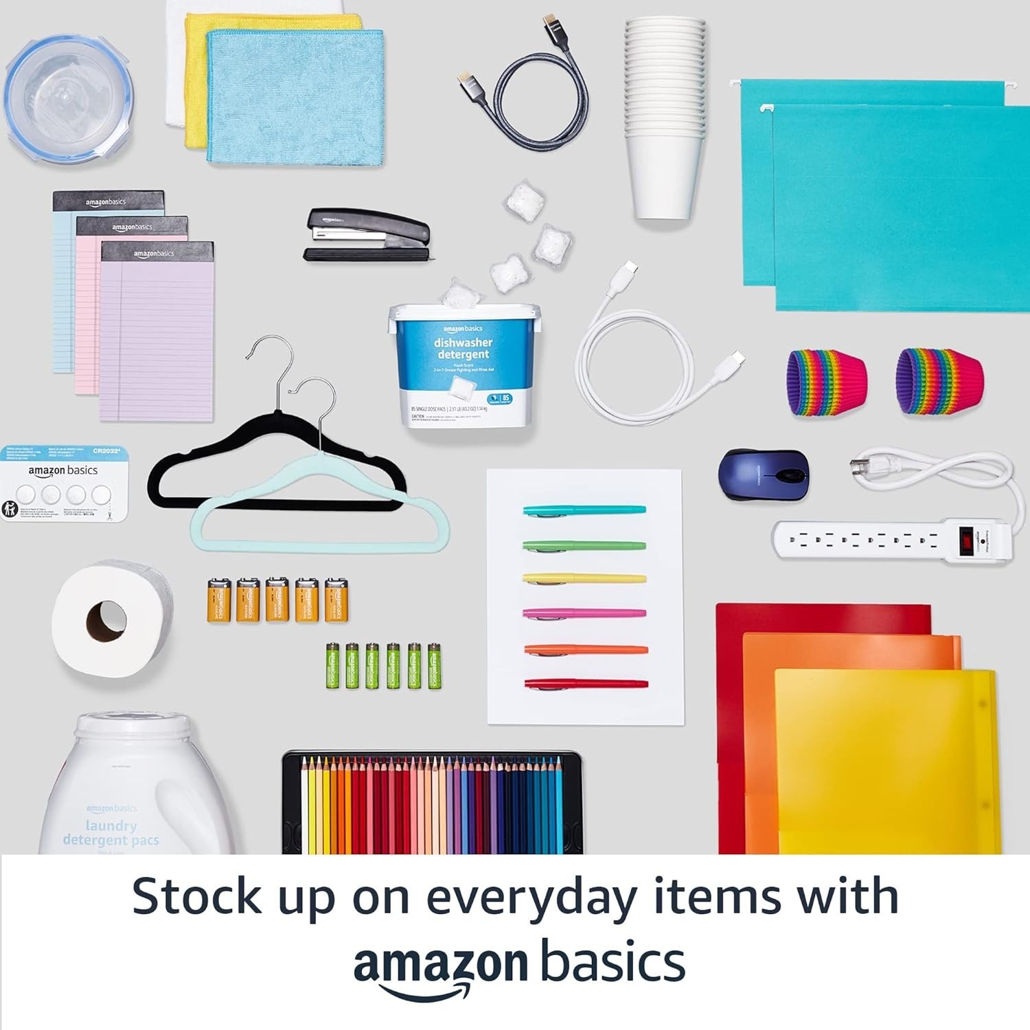 Amazon Basics Slim Velvet Non-Slip Space Saving Suit Clothes Hangers, Closet Org