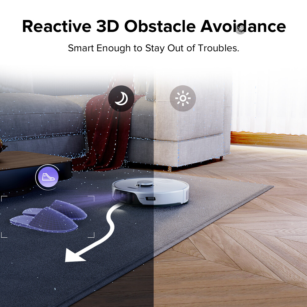 Roborock S8 Pro Ultra Robot Vacuum Mop,Self-Drying,6000Pa -Certified Refurbished