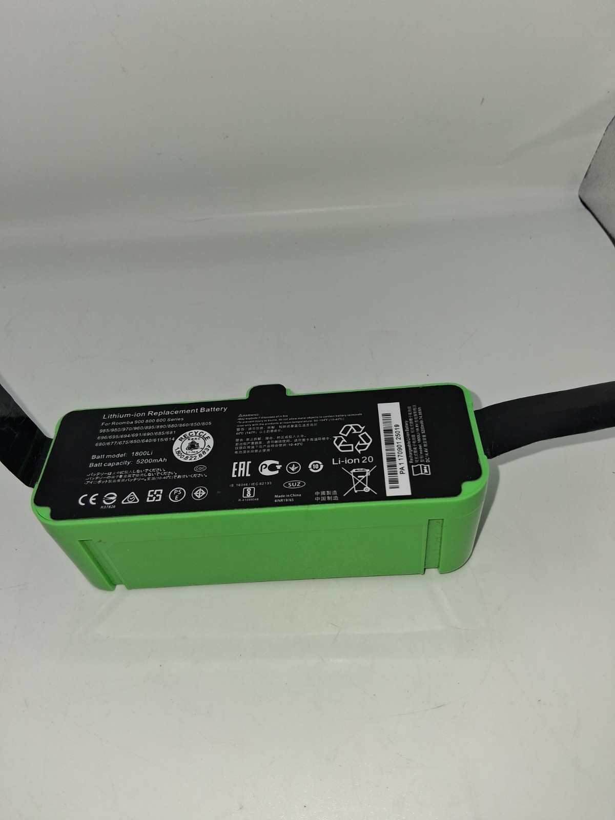4376392 Battery For iRobot Roomba 600 800 900 694 860 890 960 970 980
