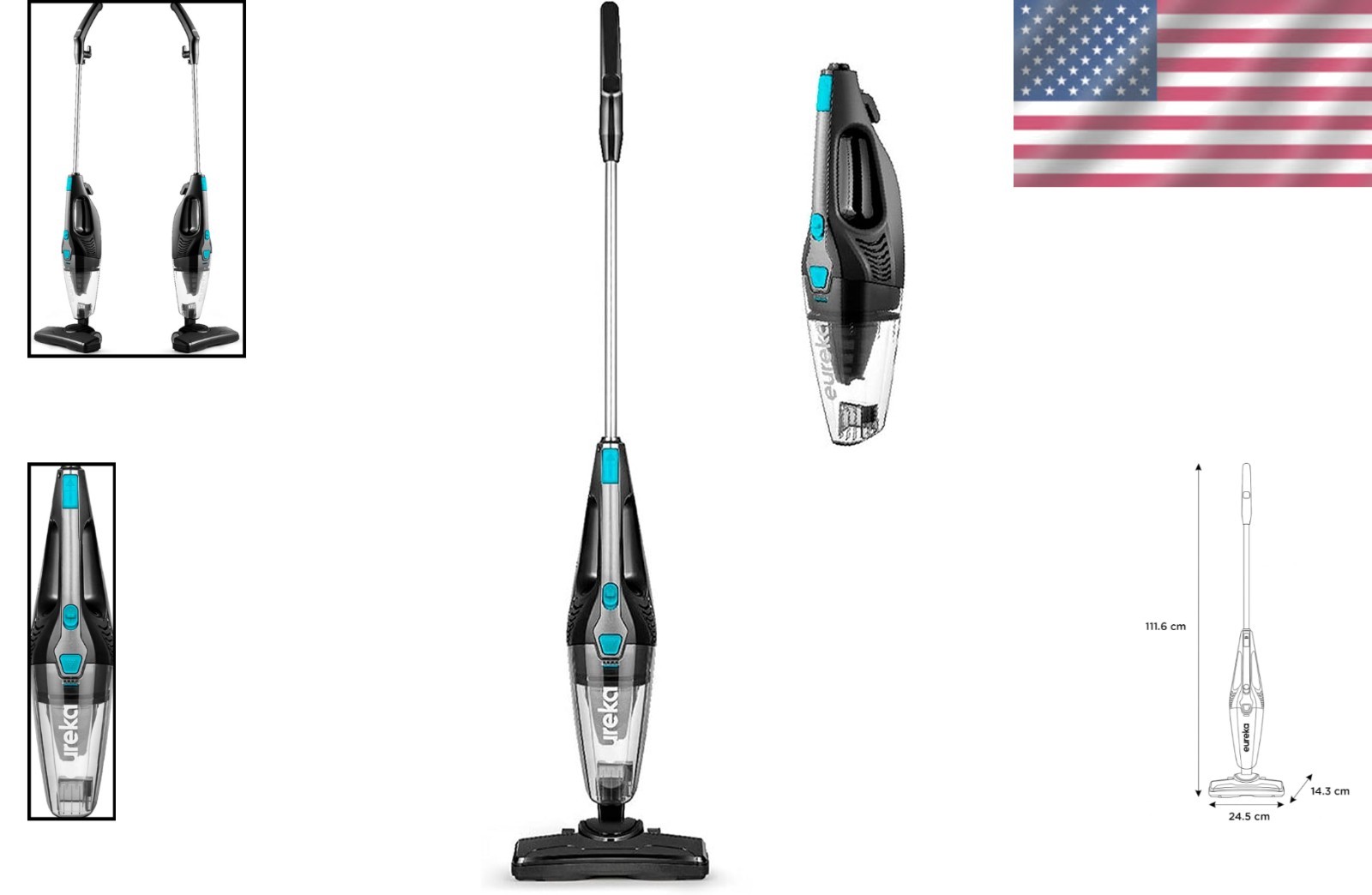 Blaze Swivel Handheld Stick Vacuum Cleaner – Perfect for Carpets & Hard Floors
