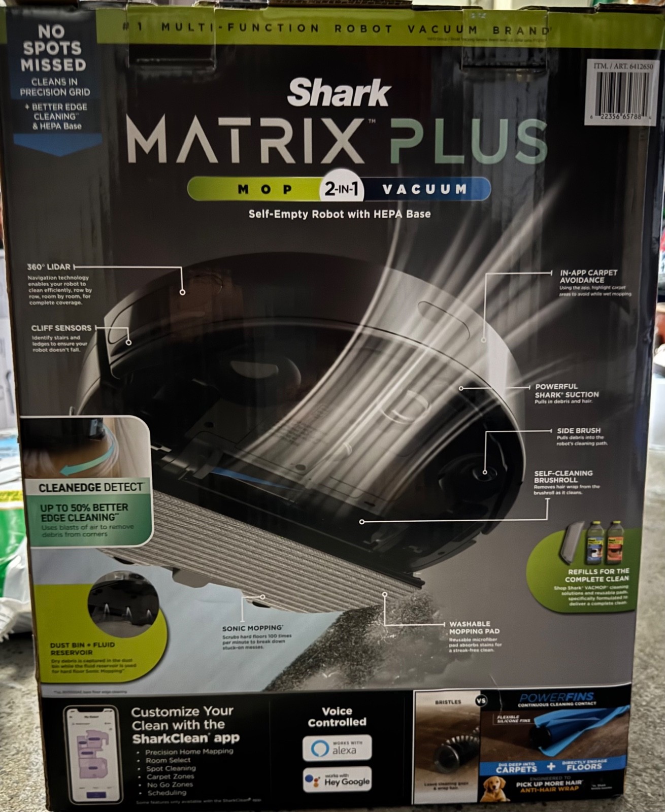 Brand New Shark Matrix Plus Robot Vacuum and Mop with Self-Empty Base UR2650WS