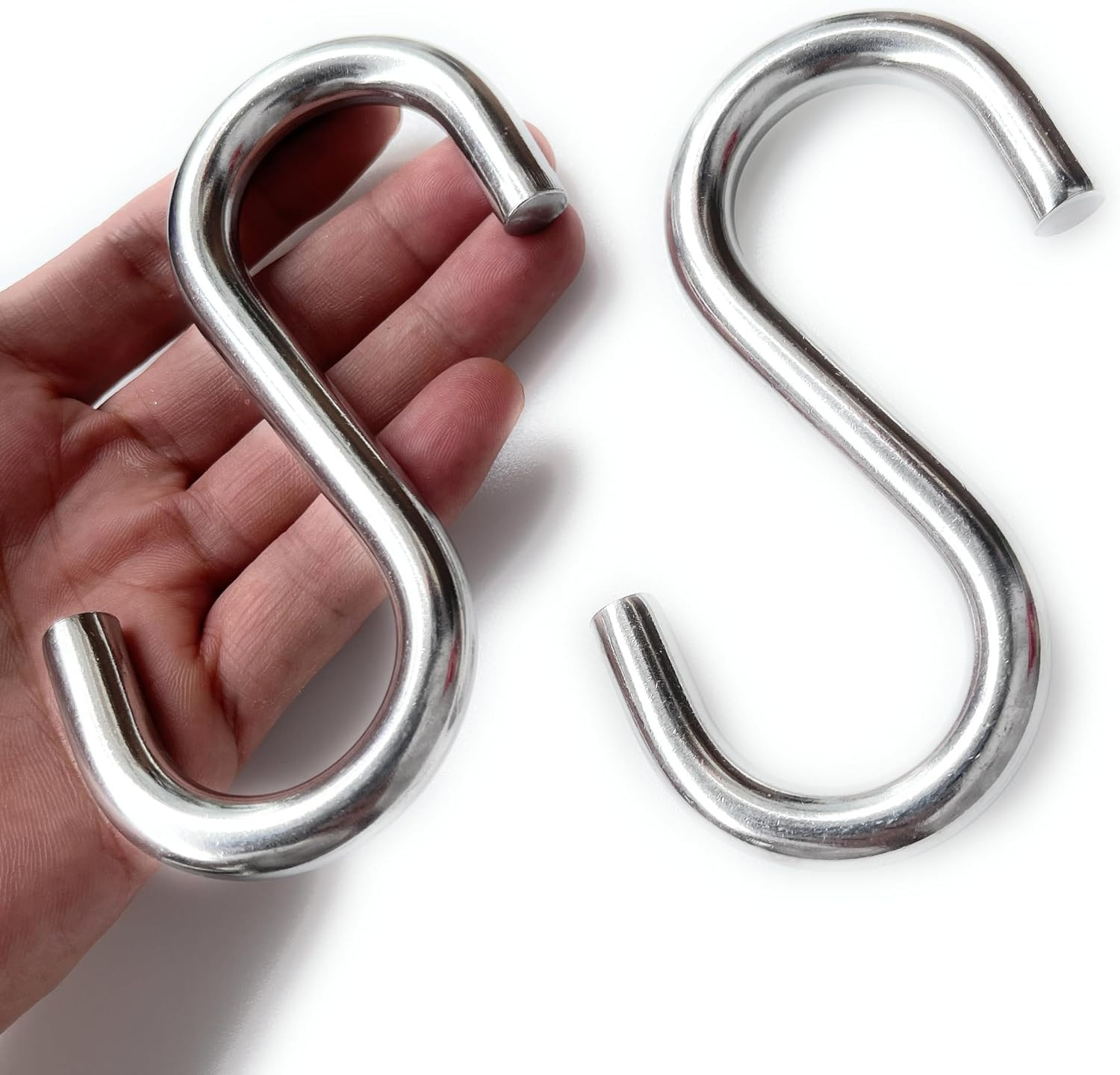 4-1/2 inch Heavy Duty S Hooks Hammock Hooks, 3/8 Thick, Hold 700 Lb, 2 Pack |…