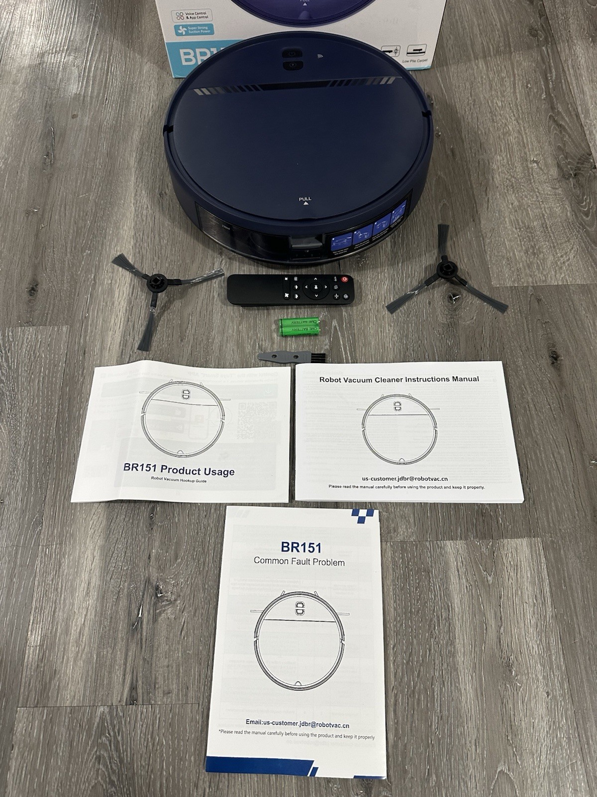 NEW Open Box BR151 Robot Vacuum Cleaner Smart WiFi App Robotic Vacuum & Mop