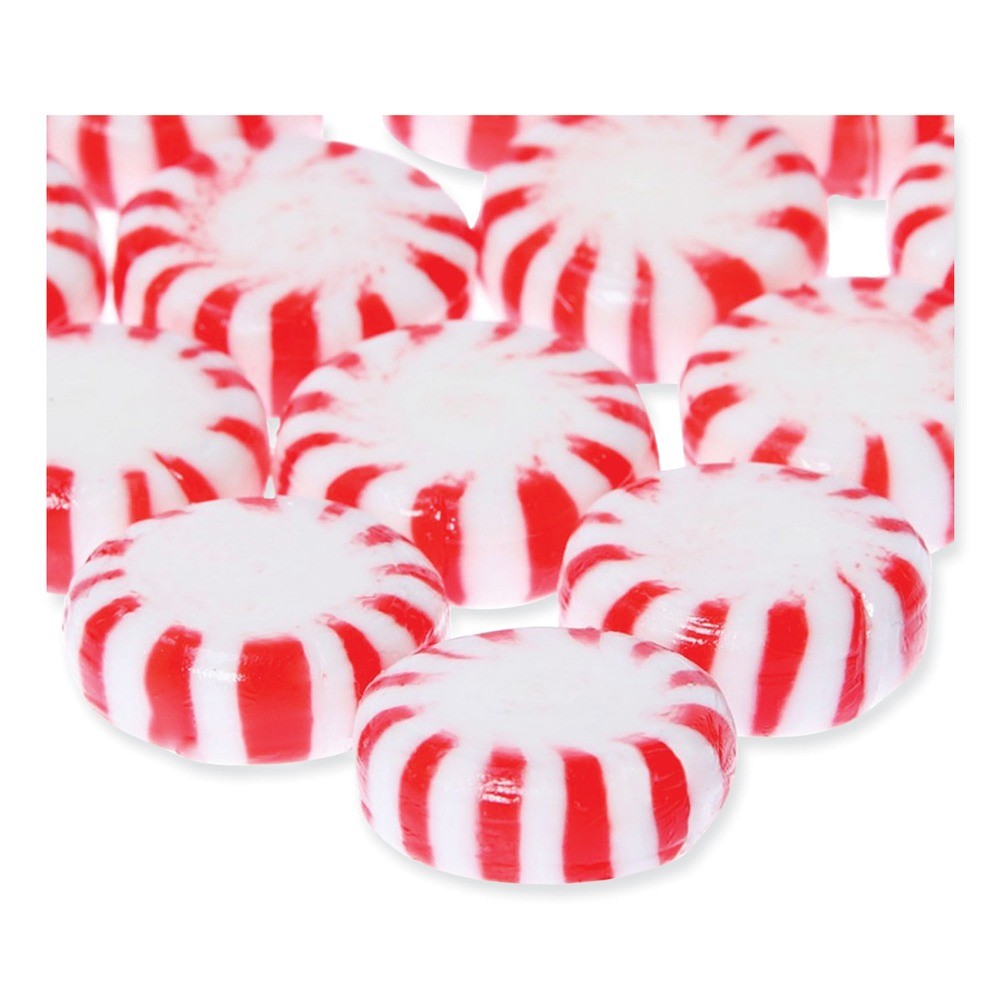 Office Snax 670 1 lb. Bag Candy Assortments – Starlight Peppermint Candy New