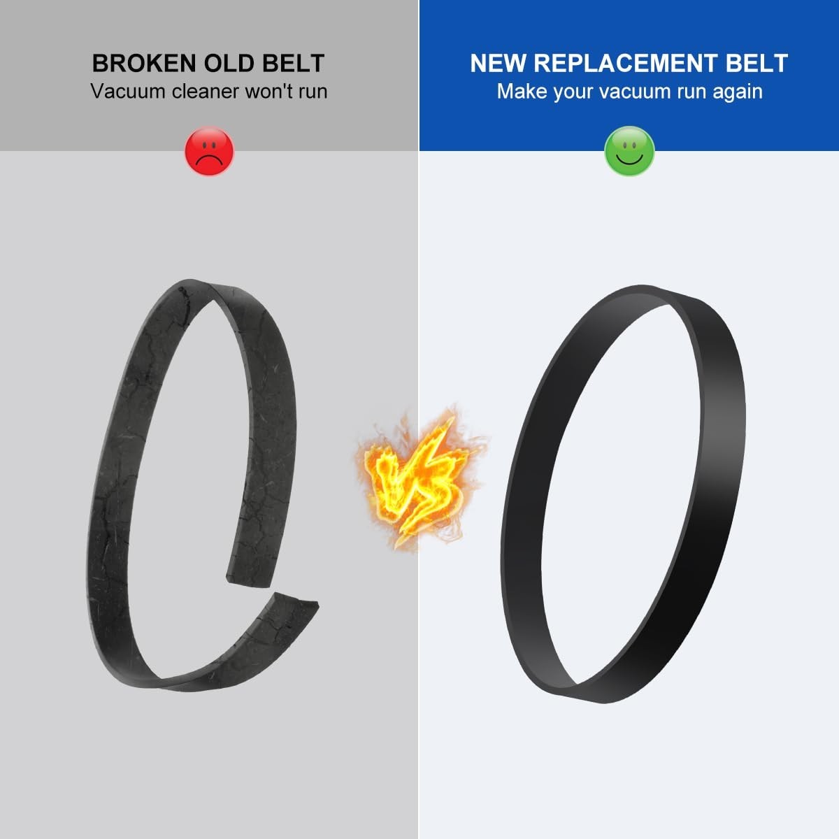 Replacement Belt Compatible with Bissell Powerforce Helix Turbo Pet Vacuum, Fit