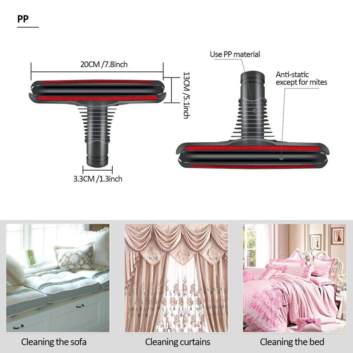 8Pcs Brush Attachments Kit for Dyson Vacuum Cleaner Accessories V6 V7 V8 V10 V11