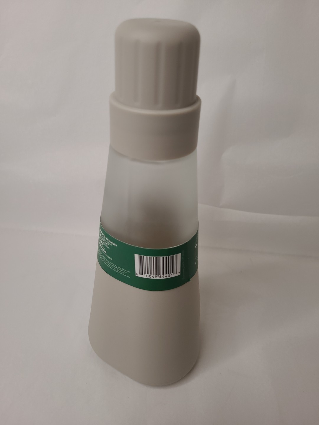 Cleancult Laundry Glass Bottle Dispenser Off-White Refillable Detergent 20oz NEW
