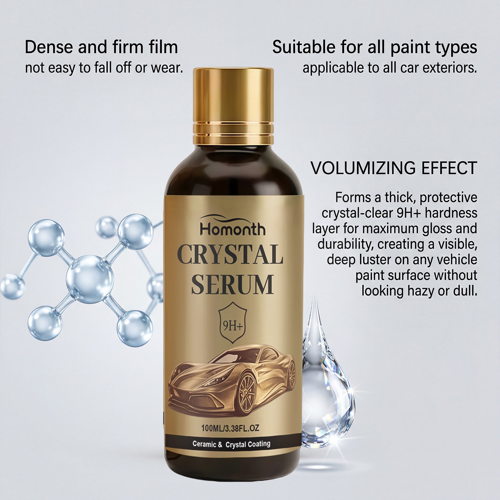 100ML PTZ Crystal Serum–Advanced Graphene Ceramic Coating For Cars New Arrivals