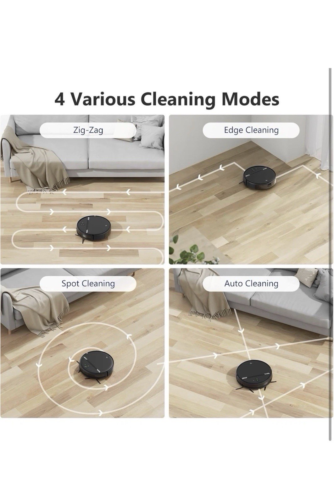BR151 Robotic Cordless Bagless Vacuum Cleaner Wi-Fi Connectivity – Black