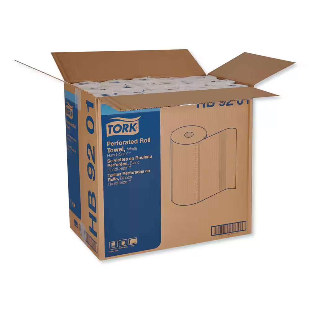 Handi-Size Perforated Roll Towel 2-Ply 11 X 6.75 White (120 Sheets per Roll, 30