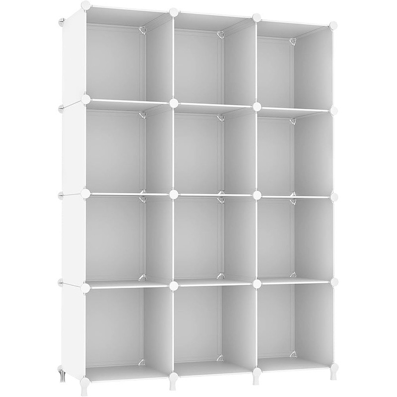 12-Cube Storage Organizer Multi-Purpose Easy Assembly Space Saving Solution New