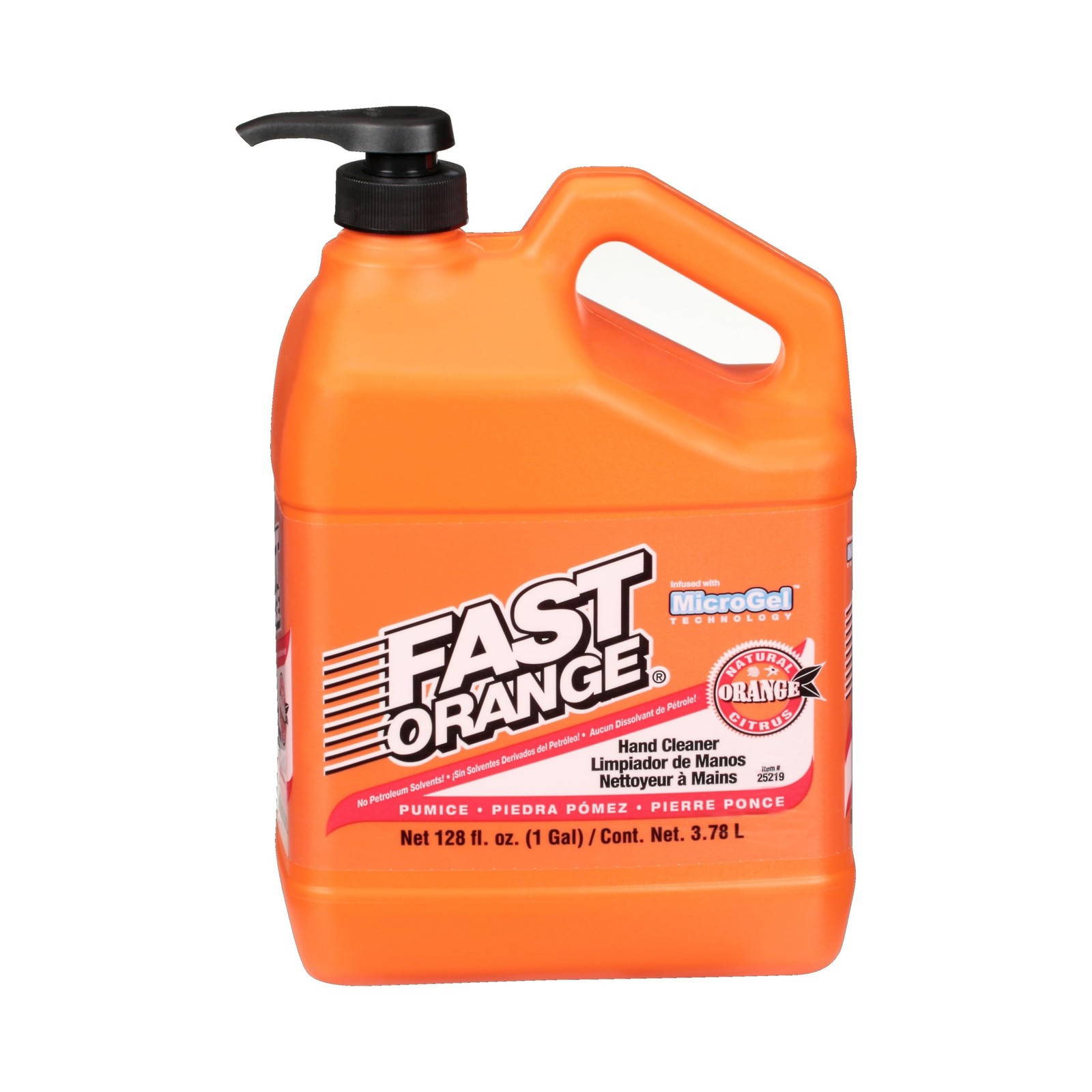 Fast Orange 25219 Pumice Lotion, Heavy Duty Hand Cleaner, Natural Citrus Scen…