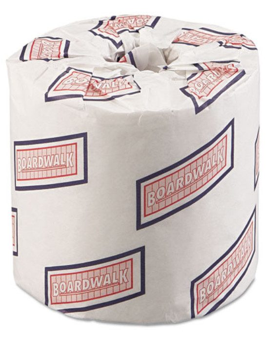 SOFT TOILET PAPER 96 Rolls In Box 500 Sheet White Tissue Boardwalk 2-Ply BULK