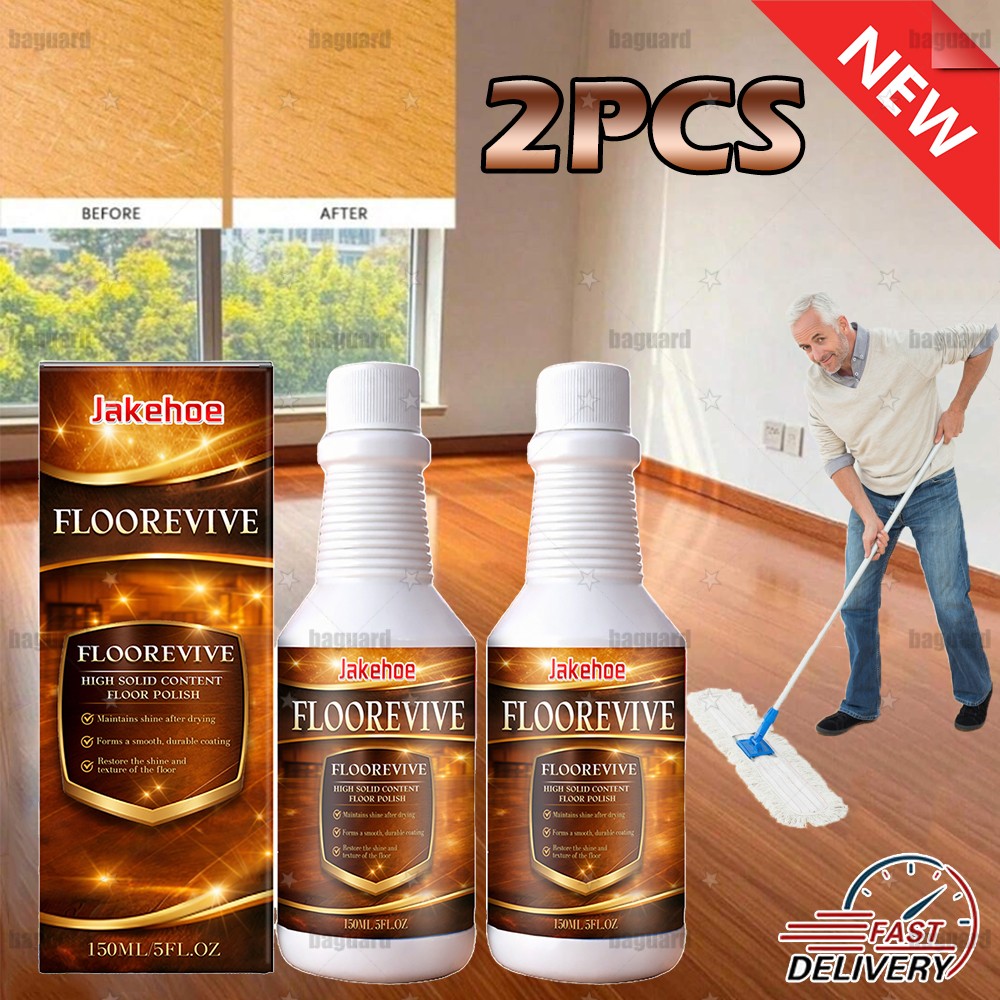 2X Floorevive Floor Restorer Floor Restorer/Polish -Revitalize Shine Wood 450ml