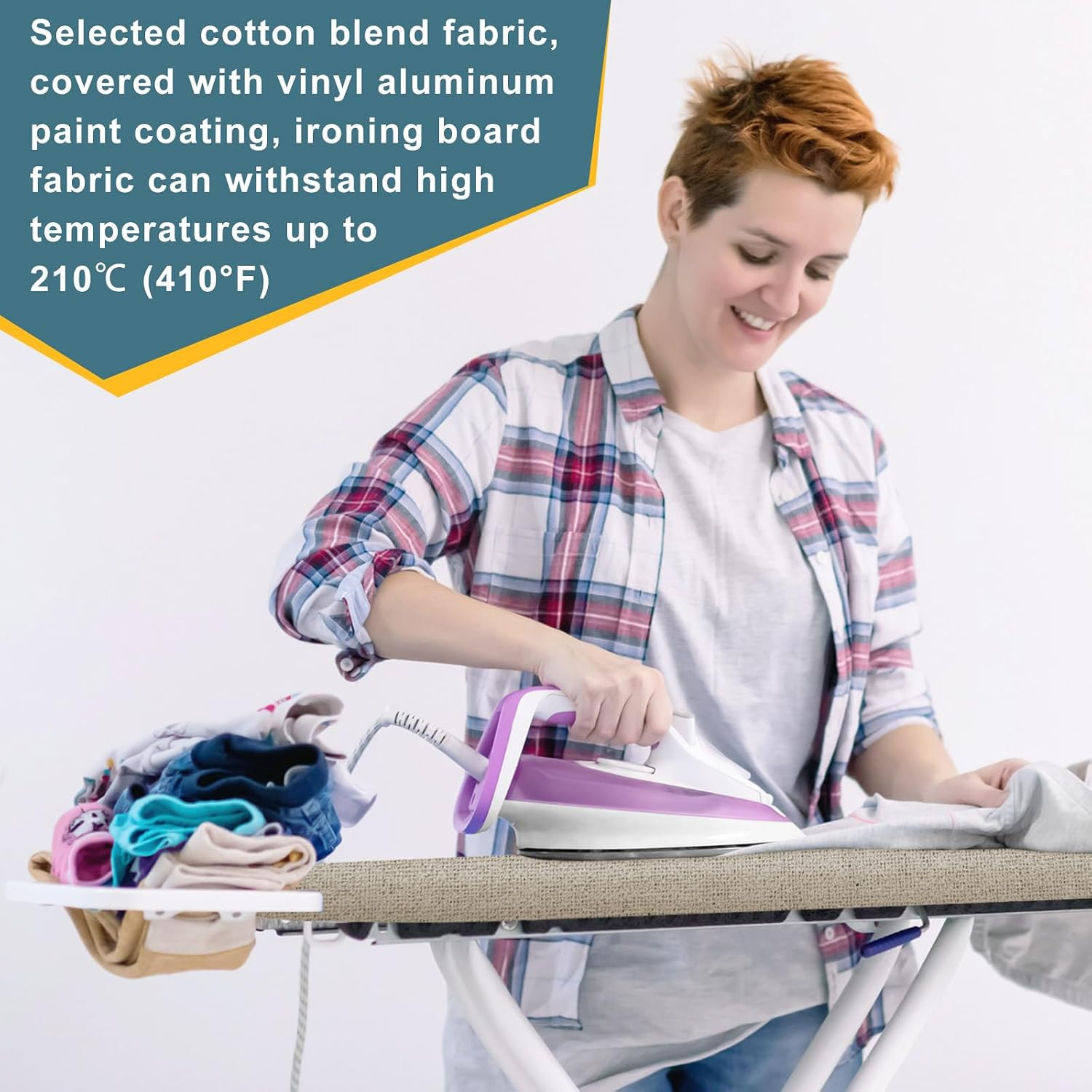 60 in x 2 Yard Scorch Resistant Fabric Insulated Blend Ironing Scorch Cloth P…