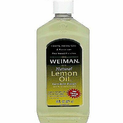 NEW/Sealed Weiman Lemon Oil Wood Furniture Polish with Sunscreen 16 oz