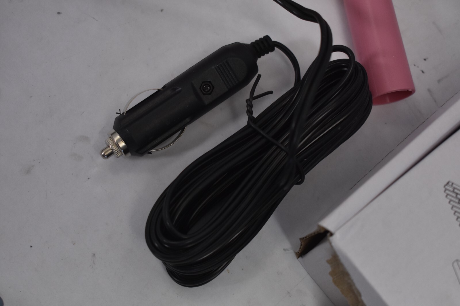 Car Dust Collector Pink Electronic Plug In Device w Accessories