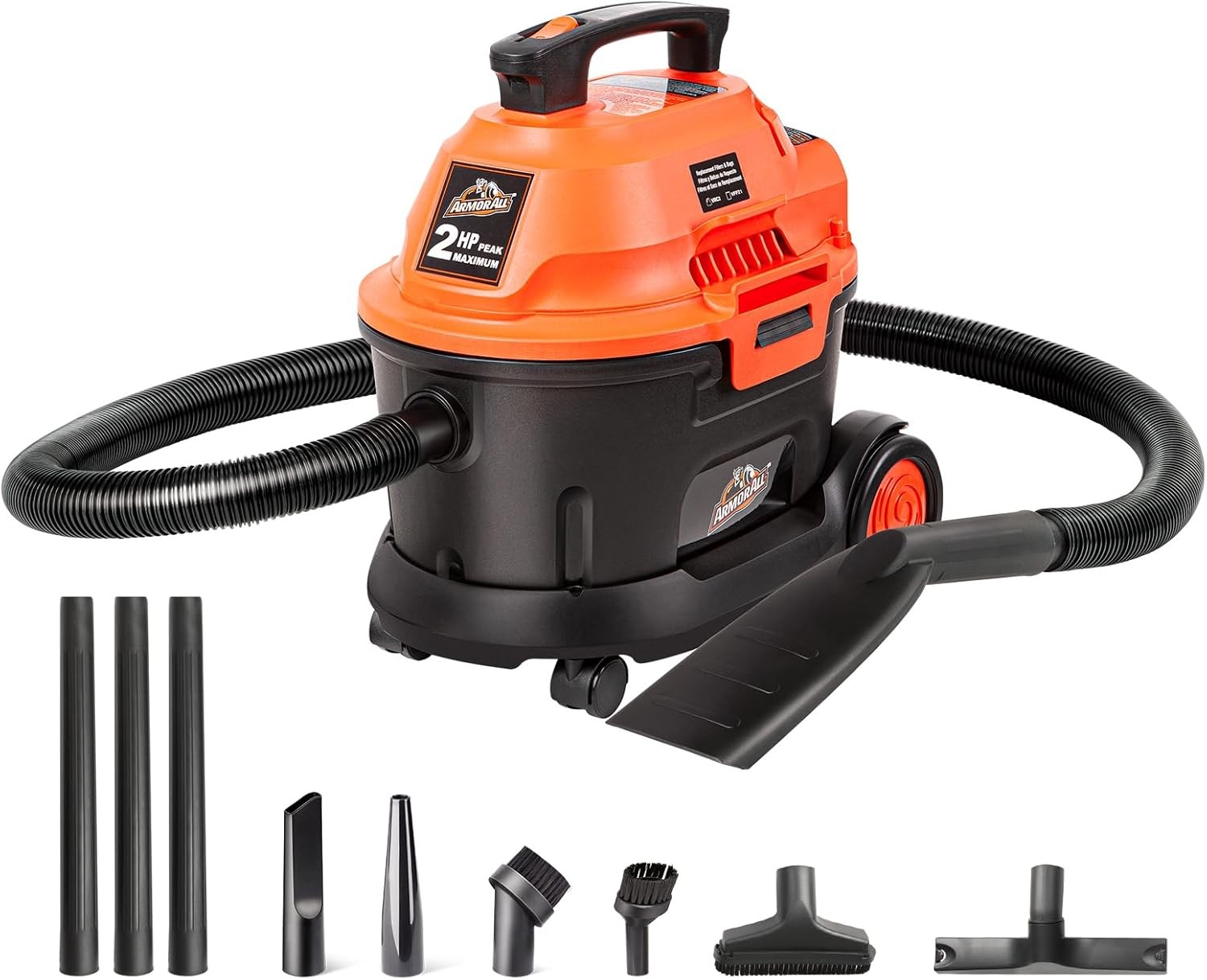 Armor All AA255W Wet/Dry Utility Vac 2.5 Gallon, 2.5-Gallon,120 Volts (AC)