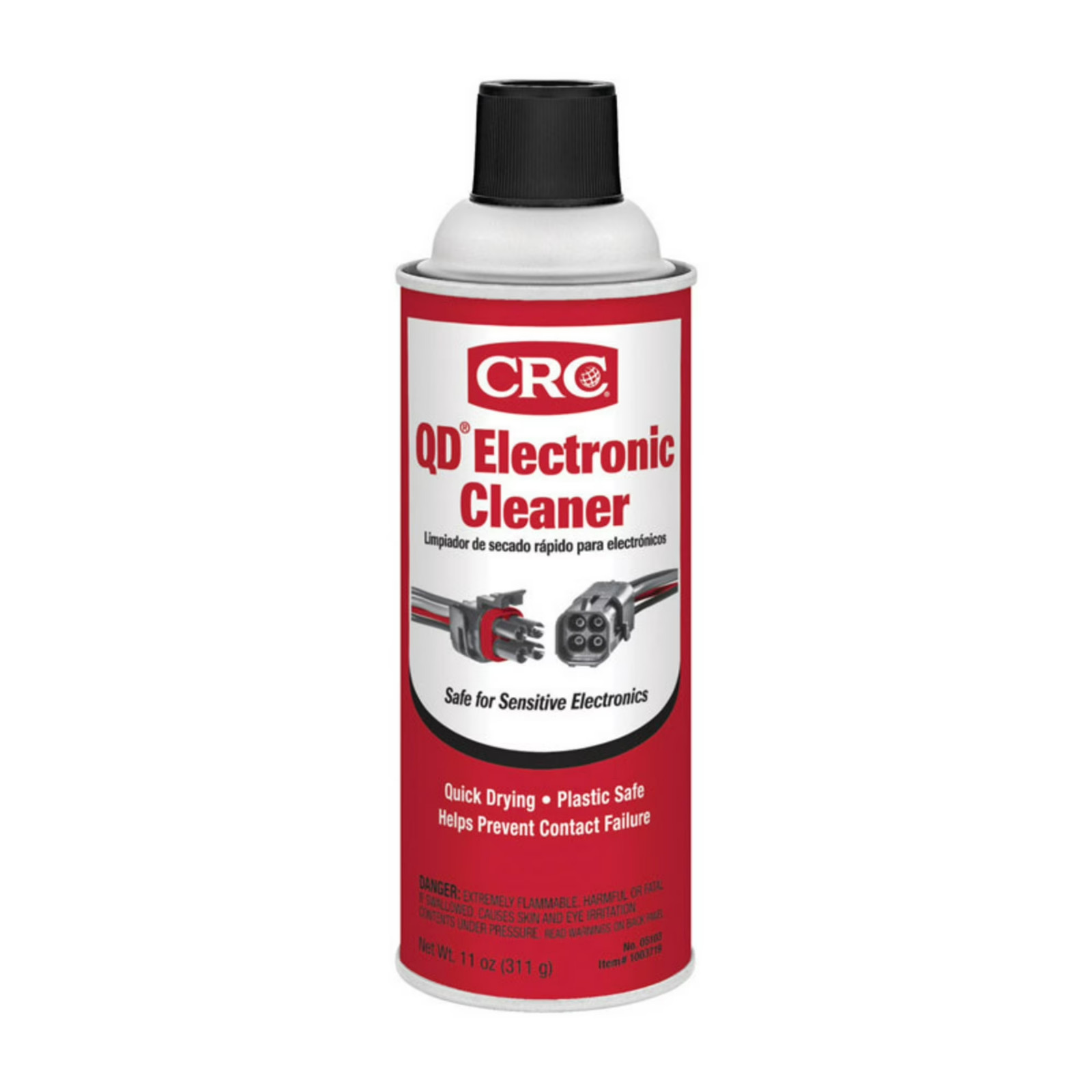 CRC Electronic Cleaner Spray, Quick-Dry Aerosol for Sensitive Electronics, 11 oz