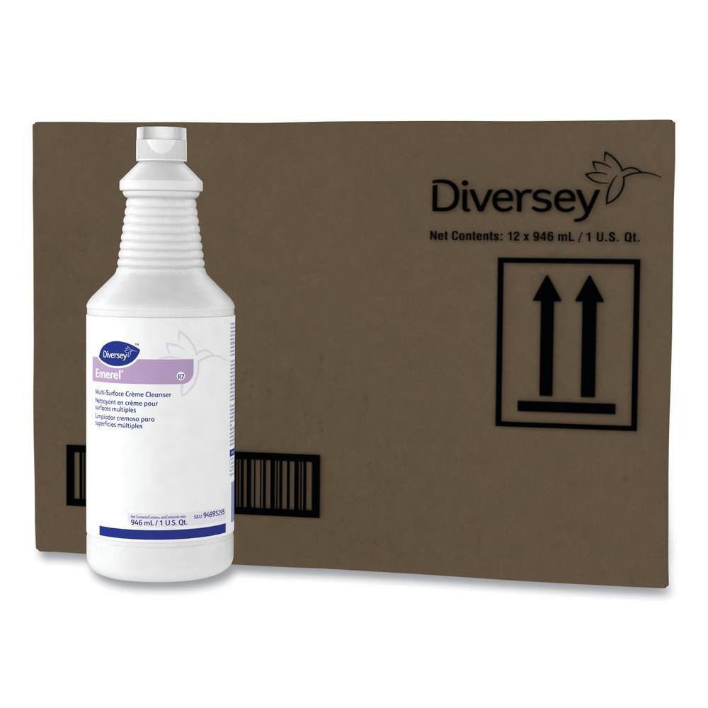 32 Oz. Bottle Emerel Multi-Surface Creme All-Purpose Cleaner Fresh Scent (12/Car