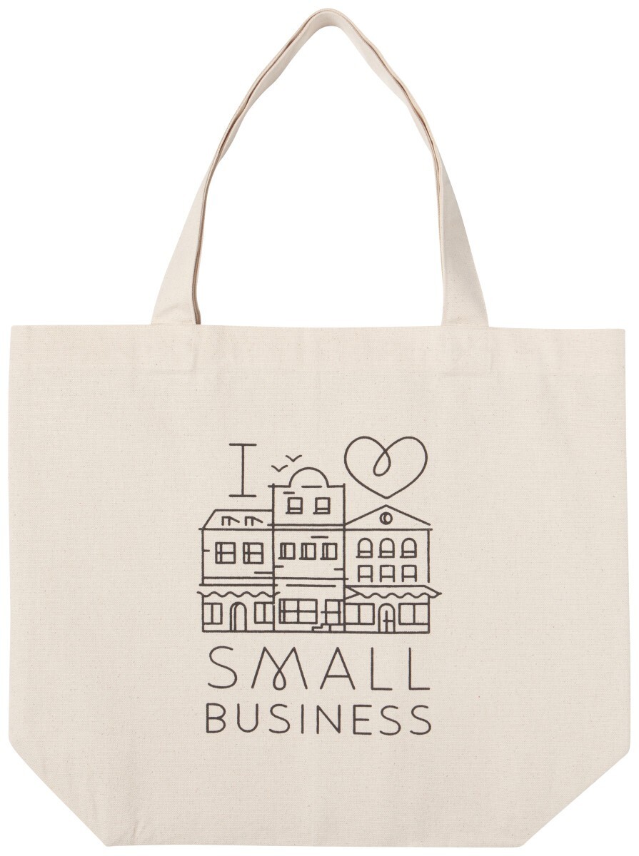 Now Designs Support Small Business Cotton Daily Shopping Tote Bag 18 In x 15 In