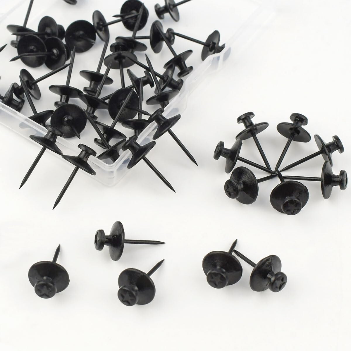 30 Pcs Double Headed Picture Hanging Nails Double Headed Thumb Tacks For Wall