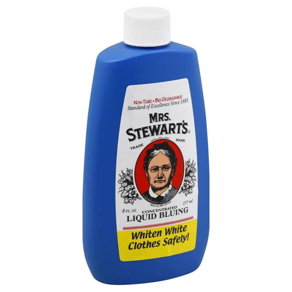 Mrs. Stewart’s Concentrated liquid bluing , 8 8 Fl Oz (Pack of 1), No Color