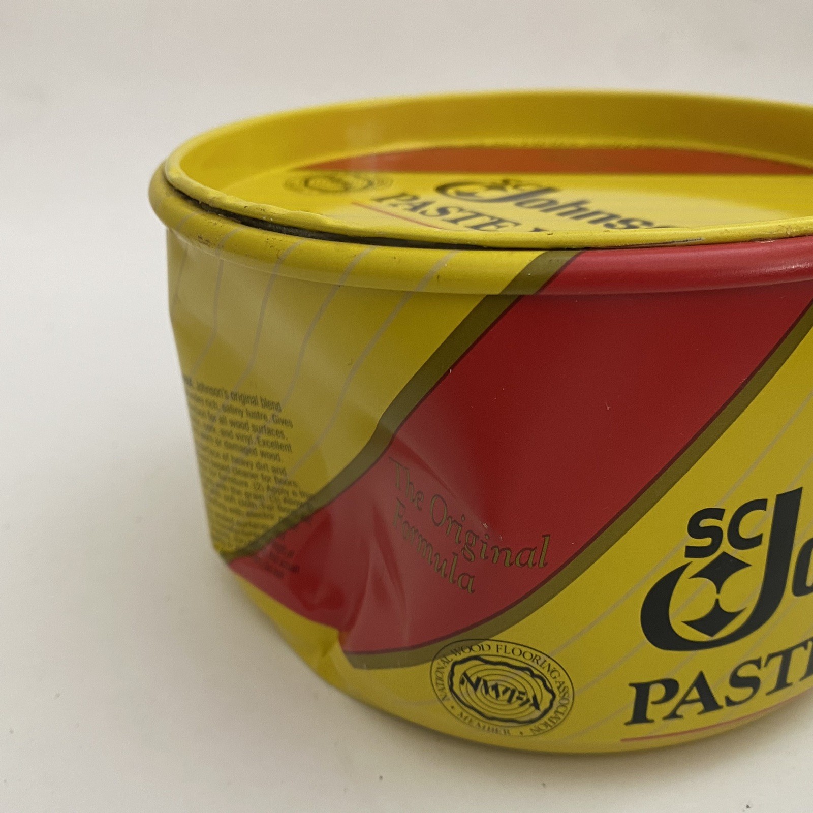 SC Johnson Paste Wax The Original Formula, 16 oz (1 lb) Discontinued 95% Full