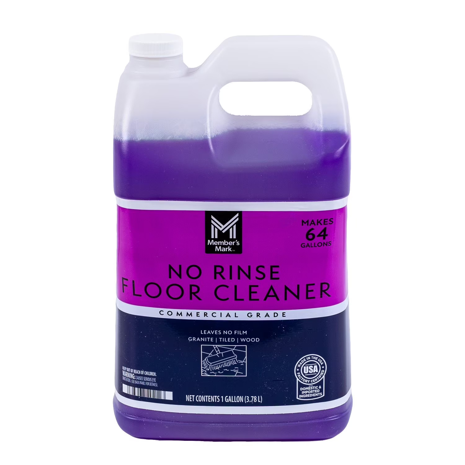 Member’s Mark Commercial Grade No Rinse Floor Cleaner, 1 Gallon