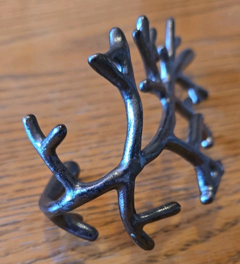 Wall Hanging Solid Metal Hook Tree Branch, Towel, Keys, Jewlery 6.5 ” H