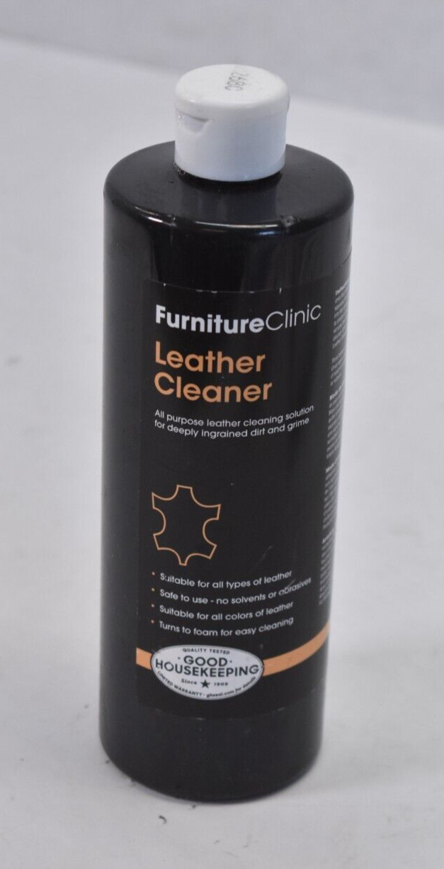 Furniture Clinic Leather Cleaner All Purpose Solution 17oz Bottle For Dirt/Grime