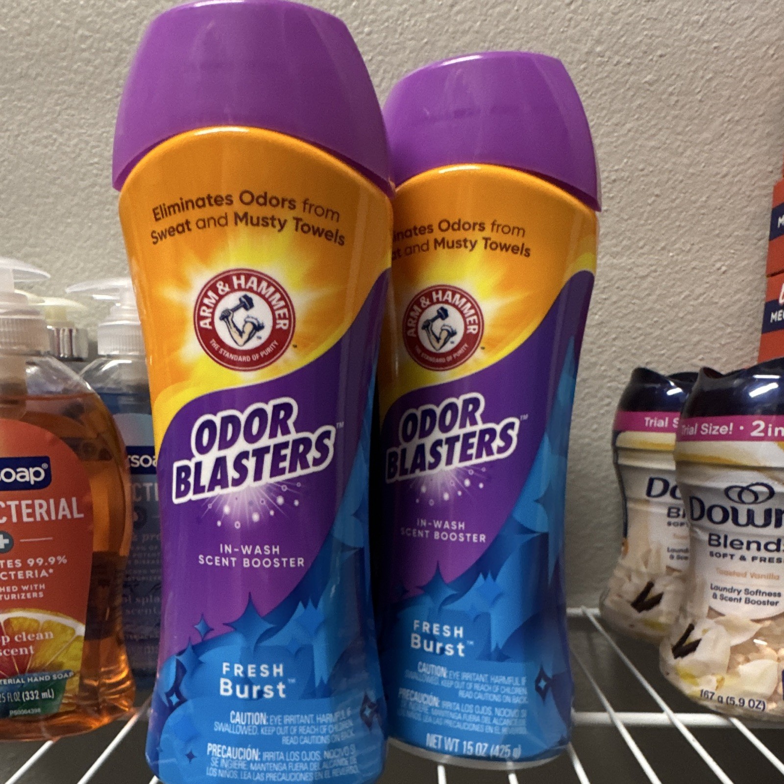6 CT Arm & Hammer Odor Blasters Fresh Burst In-Wash Scent Booster, 15 oz