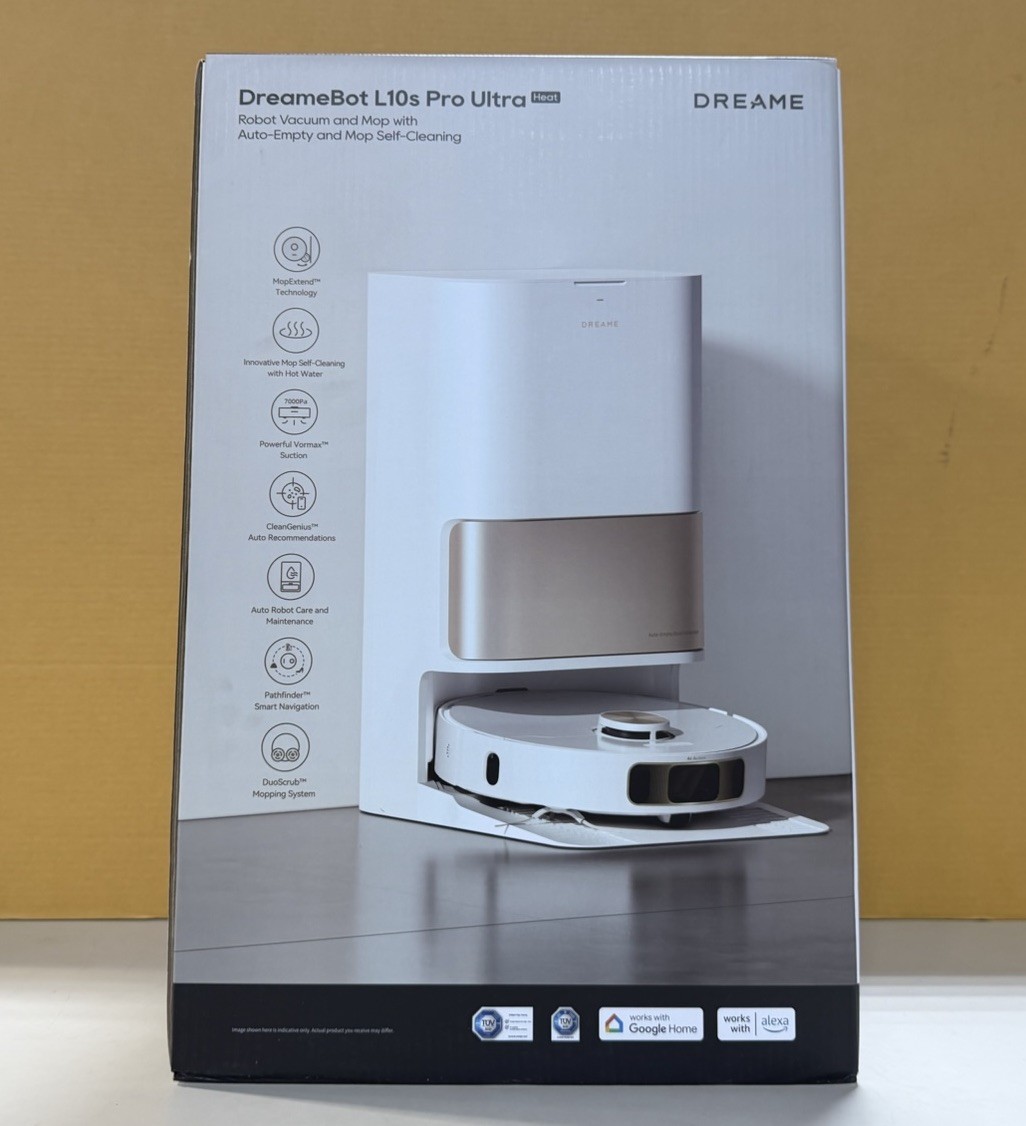 DREAME L10s Pro Ultra Heat Robot Vacuum & Mop Combo 7000Pa Suction Self-Cleaning