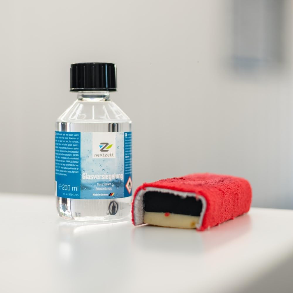 Glass Sealant Coating – 6.8 Oz – 20 Windshield Applications – 6 Months Water Rep