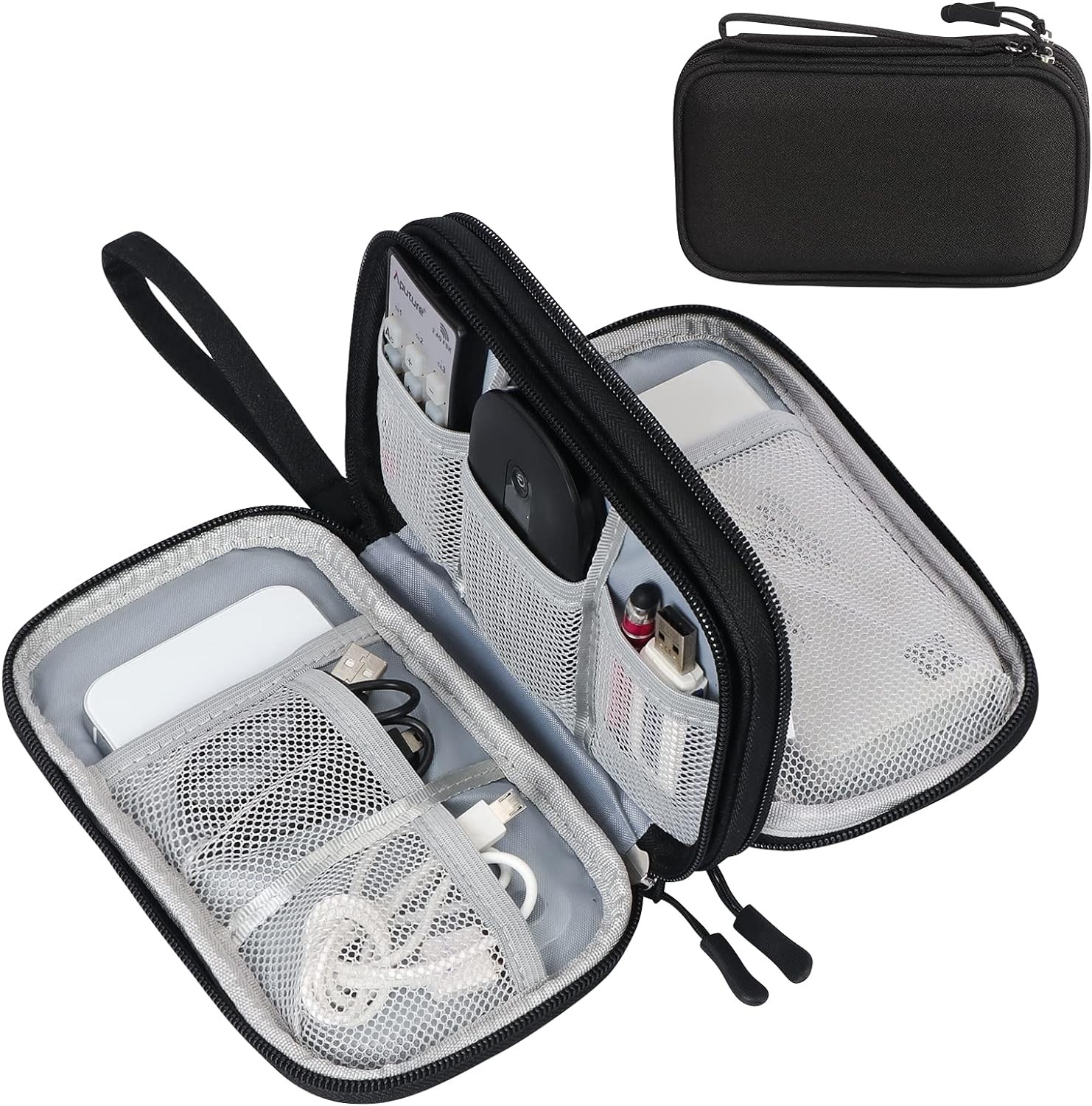 FYY Travel Cable Organizer Pouch Electronic Accessories Carry Case Portable Wate
