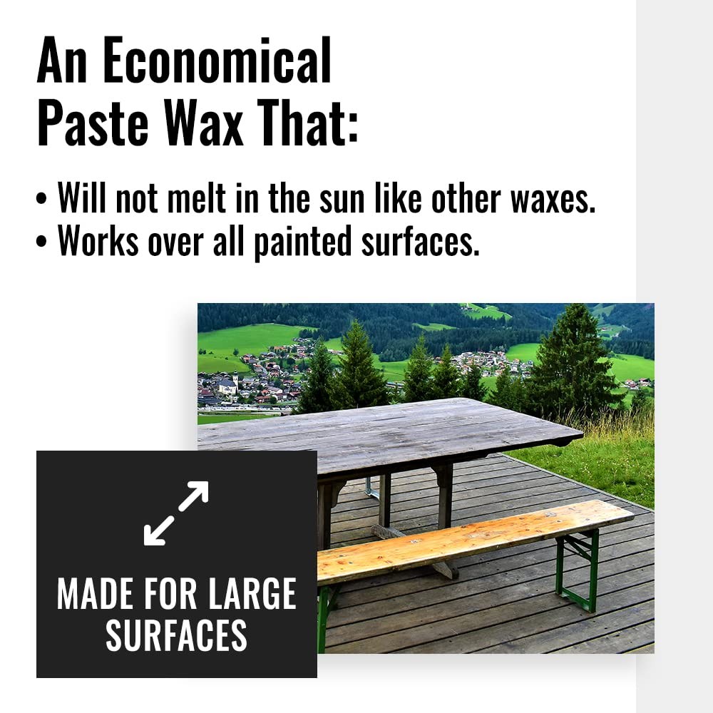 , Carnauba Wax Paste, Wood Wax for Wood Finishing, Use over Milk Paint, Wood …