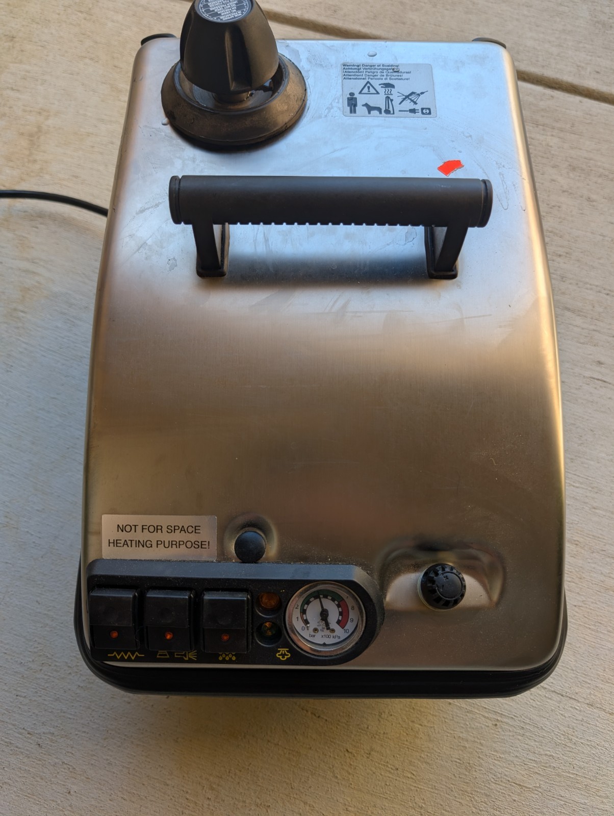 Rocky VS900 Commercial Steam Cleaner NO HOSE or WAND READ! Vapor Machine Italy