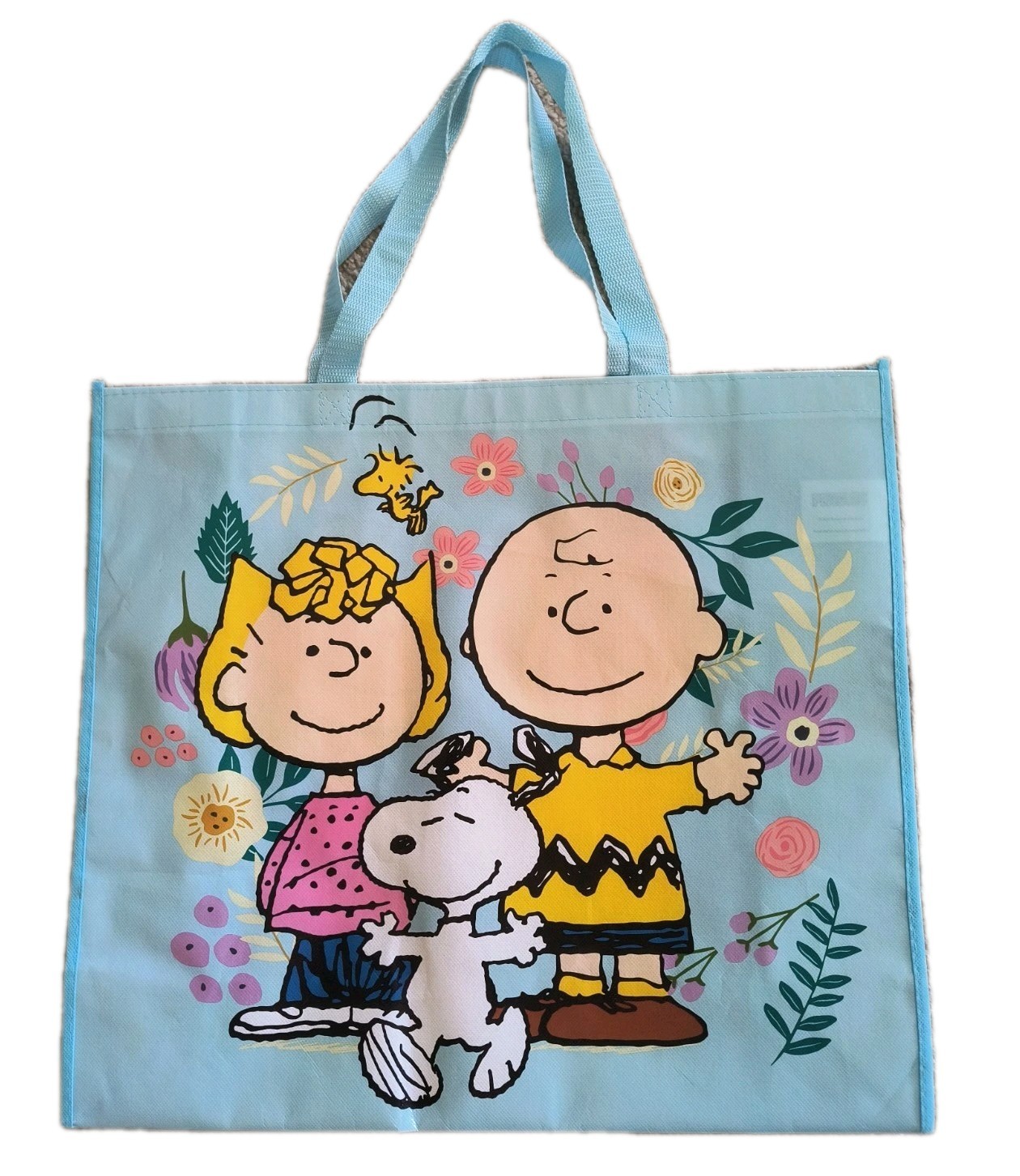 PEANUTS Extra Large Reusable SNOOPY Tote Bag with Handle NEW Free Shipping!