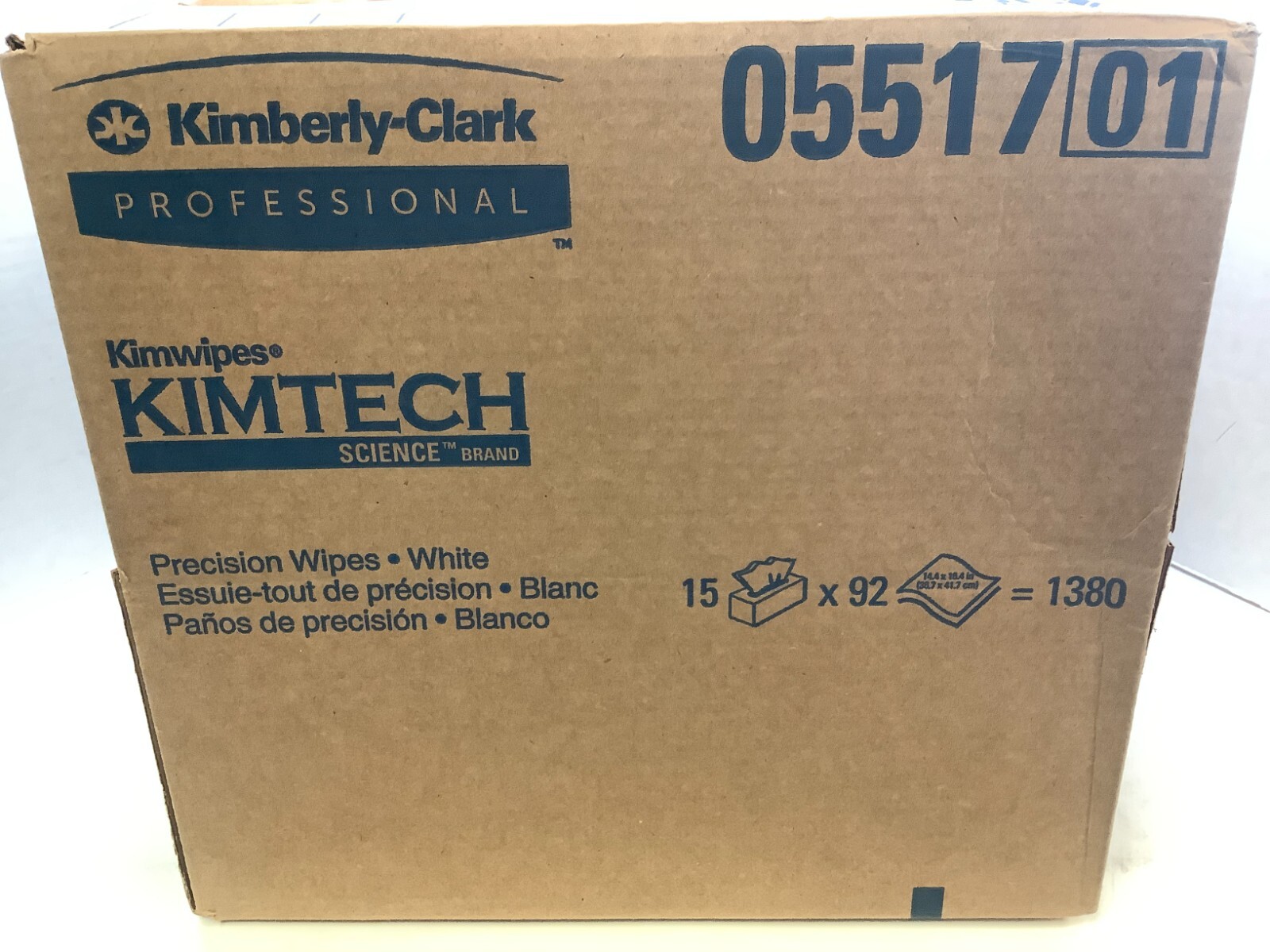 Kimberly-Clark Professional 05517 KimWipes, 14.4″ X 16.4″, 1380Ct, Free Shipping