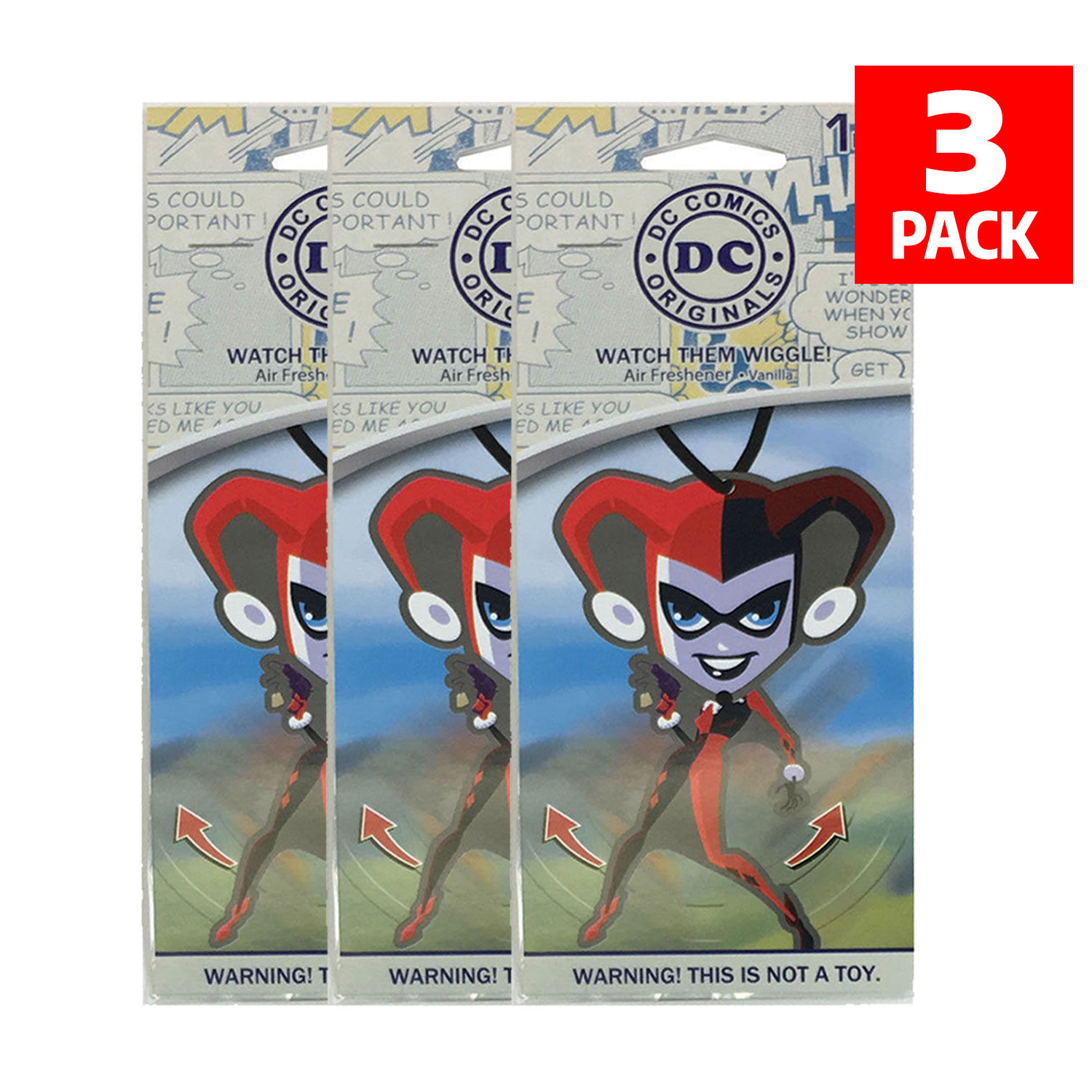 DC Comics Harley Quinn Car Accessories – Harley Quinn Air Freshener Wiggler (3)