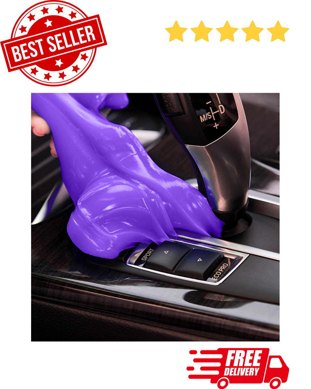 Pulidiki Car Cleaning Gel Interior Detail Putty Dust Cleaner for Vehicles