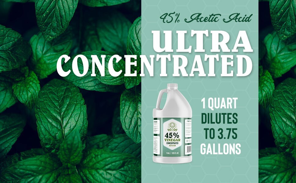 30% Concentrated Vinegar 1 Gallon Industrial Strength Cleaning Vinegar Acetic Ac