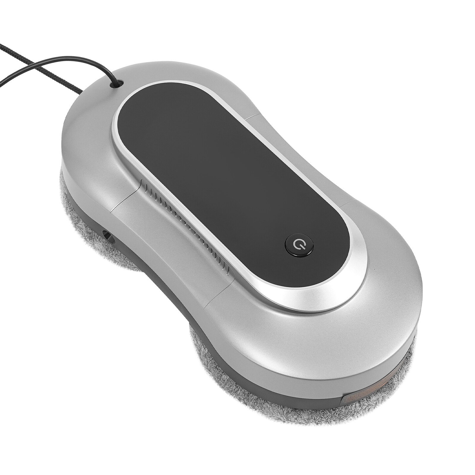80W Bilateral Ultrasonic Nozzles Remote Silver-gray Smart Window Cleaning Robot