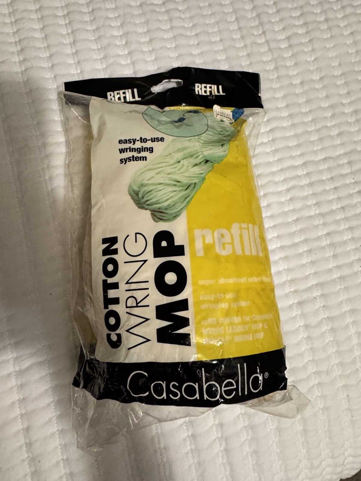 Casabella Cotton Wring Leader Mop Refill (Refill #09496) Designed for Use