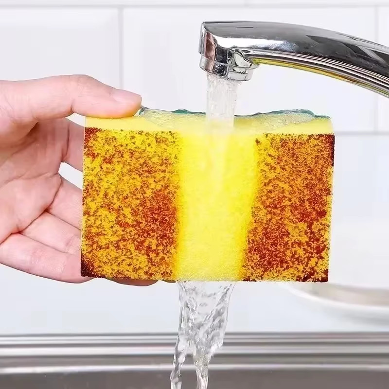 60/1PCS Kitchen Dishwashing Sponge Thickend Nano Magic Clean Brush Rub Pot Rust