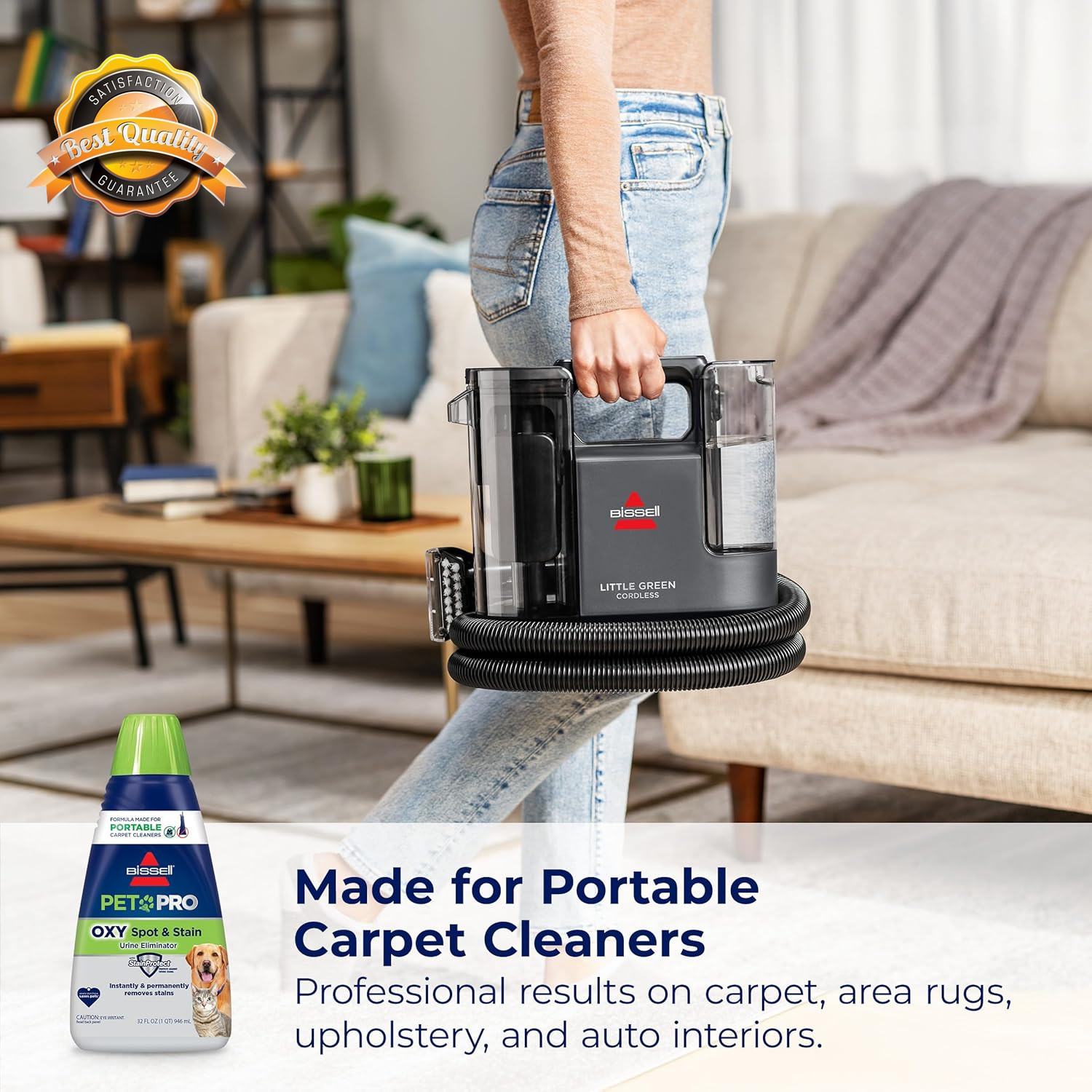 Pet Pro Oxy Spot and Stain Formula for Portable Carpet Cleaners 32oz