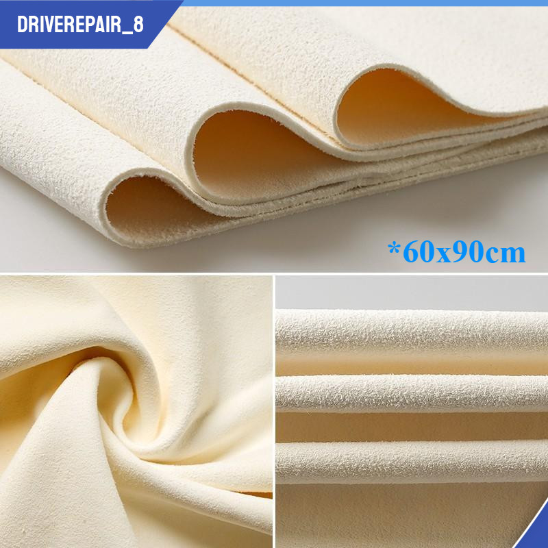 Natural Chamois Leather Car Cleaning Washing Absorbent Drying Shammy Towel NEW