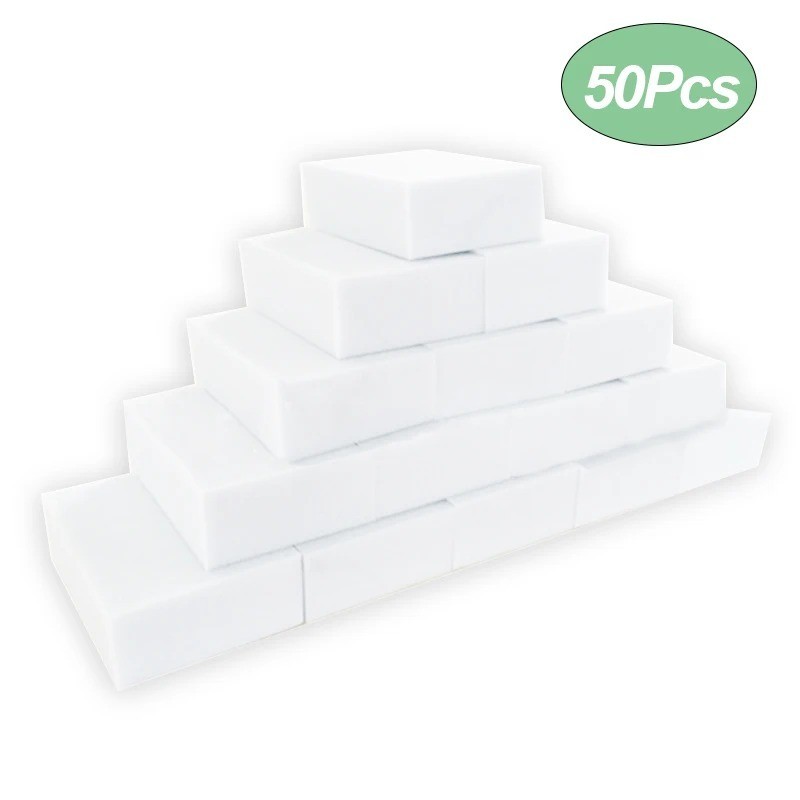 100Pcs Magic Sponge Eraser Melamine Washing Thick Remover Cleaning Foam Home