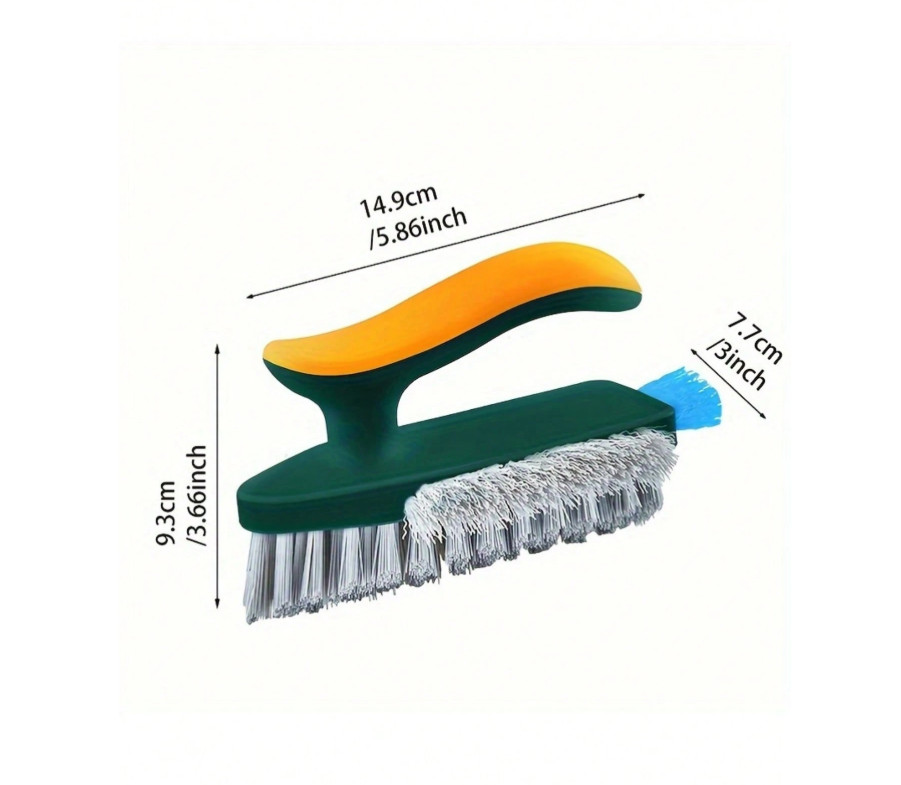 1 pc 2‑in‑1 crevice cleaning brush –multi‑functional handheld home cleaning tool
